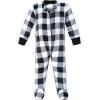 image:imageHudson Baby babygirls Plush Sleep and PlayHudson Baby Unisex Baby Plush Sleep and Play Navy Snowflake 03 MonthsGray Penguin