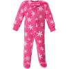 image:imageHudson Baby babygirls Plush Sleep and PlayHudson Baby Unisex Baby Plush Sleep and Play Navy Snowflake 03 MonthsPink Christmas Lights