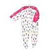 image:imageHudson Baby babygirls Plush Sleep and PlayHudson Baby Unisex Baby Plush Sleep and Play Navy Snowflake 03 MonthsPink Christmas Lights