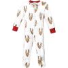 image:imageHudson Baby babygirls Plush Sleep and PlayHudson Baby Unisex Baby Plush Sleep and Play Navy Snowflake 03 MonthsRudolph