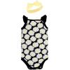 image:imageHudson Baby girls Sleeveless Bodysuit and Headband SetBaby and Toddler TShirt SetBlack Daisy