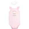 image:imageHudson Baby girls Sleeveless Bodysuit and Headband SetBaby and Toddler TShirt SetSweetest Cupcake