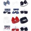 Navy Red Navy Gingham