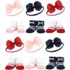 Red Navy Bows