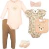 Floral Brown Bear