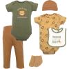 image:imageHudson Baby Unisex Baby Cotton Layette SetTough Guy Lion