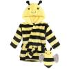 image:imageHudson Baby Unisex Baby Plush Bathrobe and Toy Set Bee One SizeBee