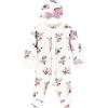 image:imageHudson Baby Unisex Baby Thermal Preemie Sleep and Play and CapDusty Rose Floral