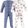 image:imageHudson Baby Unisex Baby Thermal Zipper Sleep and Play 2pkDusty Rose Floral