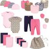 image:imageHudson Baby Unisex Layette Starter Set Gift 25pcPrints Leopard