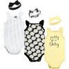 image:imageHudson Baby girls Sleeveless Bodysuit and Headband SetBaby and Toddler TShirt SetBlack Daisy