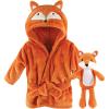 image:imageHudson Baby unisexbaby Plush Bathrobe and Toy SetFox