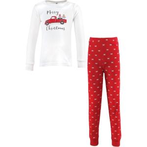 image:imageHudson Baby Baby Cotton Pajama SetRed Truck Bows