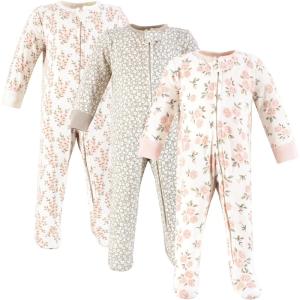 image:imageHudson Baby Baby Cotton Sleep and PlayPink Taupe Florals