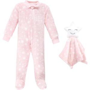 image:imageHudson Baby Baby Flannel Plush Sleep and Play and Security ToyGirl Star