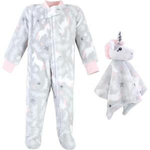 image:imageHudson Baby Baby Flannel Plush Sleep and Play and Security ToyWhimsical Unicorn