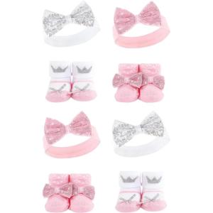 image:imageHudson Baby Baby Girls 8pc Headband and Socks SetPrincess