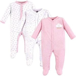 image:imageHudson Baby Cotton Union Suit 2 Pack PantsPink Clouds