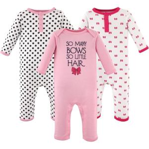 image:imageHudson Baby Cotton Union Suit 2 Pack PantsSo Many Bows