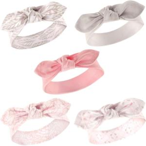 image:imageHudson Baby Cotton and Synthetic Headbands Size 024 MonthsGray Feather