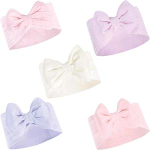image:imageHudson Baby Cotton and Synthetic Headbands Size 024 MonthsLilac Cream