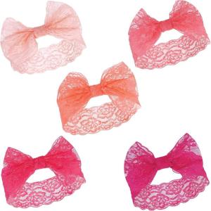 image:imageHudson Baby Cotton and Synthetic Headbands Size 024 MonthsPink Coral