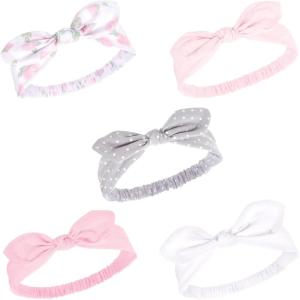 image:imageHudson Baby Cotton and Synthetic Headbands Size 024 MonthsPink Rose