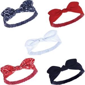 image:imageHudson Baby Cotton and Synthetic Headbands Size 024 MonthsRed Bandana