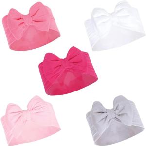 image:imageHudson Baby Cotton and Synthetic Headbands Size 024 MonthsWhite Pink