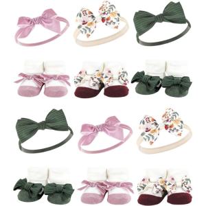 image:imageHudson Baby Girls Headband and Socks GiftsetFall Botanical