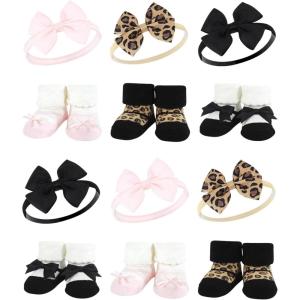 image:imageHudson Baby Girls Headband and Socks GiftsetLeopard