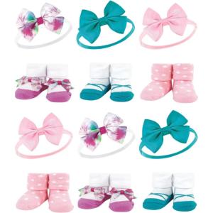 image:imageHudson Baby Girls Headband and Socks GiftsetTiedye