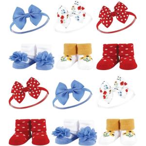 image:imageHudson Baby Girls Headband and Socks GiftsetWildflower
