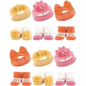 image:imageHudson Baby Girls Headband and Socks GiftsetYellow Orange