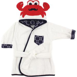 image:imageHudson Baby Unisex Baby Cotton Animal Face BathrobeMr Crab