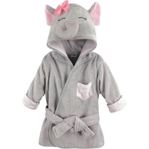image:imageHudson Baby Unisex Baby Cotton Animal Face BathrobePretty Elephant