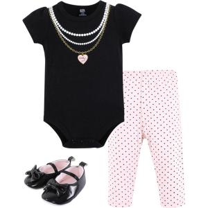 image:imageHudson Baby Unisex Baby Cotton Bodysuit Pant and Shoe SetDaddys Girl Necklace