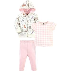 image:imageHudson Baby Unisex Baby Cotton Hoodie Bodysuit or Tee Top and Pant SetEnchanted Forest Toddler