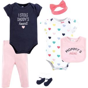 image:imageHudson Baby Unisex Baby Cotton Layette SetBold Mom Dad