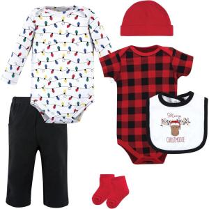 image:imageHudson Baby Unisex Baby Cotton Layette SetChristmoose