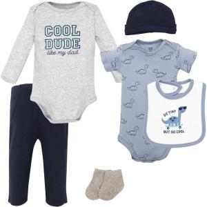 image:imageHudson Baby Unisex Baby Cotton Layette SetCool Skateboard Dino