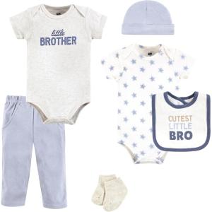 image:imageHudson Baby Unisex Baby Cotton Layette SetCutest Little Bro