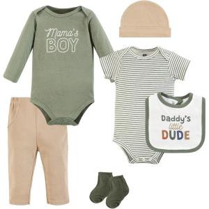 image:imageHudson Baby Unisex Baby Cotton Layette SetDaddys Little Dude