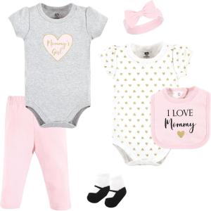 image:imageHudson Baby Unisex Baby Cotton Layette SetGirl Mommy