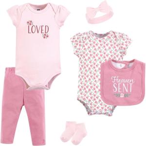 image:imageHudson Baby Unisex Baby Cotton Layette SetHeaven Sent Flower