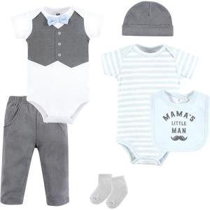 image:imageHudson Baby Unisex Baby Cotton Layette SetMamas Little Man