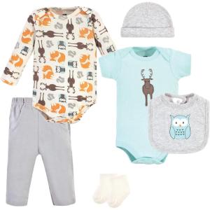 image:imageHudson Baby Unisex Baby Cotton Layette SetMoose