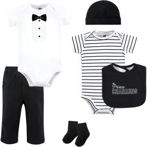 image:imageHudson Baby Unisex Baby Cotton Layette SetPrince Charming Tux