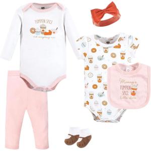 image:imageHudson Baby Unisex Baby Cotton Layette SetPumpkin Spice Date