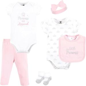 image:imageHudson Baby Unisex Baby Cotton Layette SetSilver Little Princess